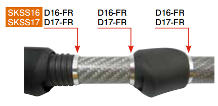 D16-FR,デコレーションリング,マタギ｜釣具のイシグロ｜ロッド